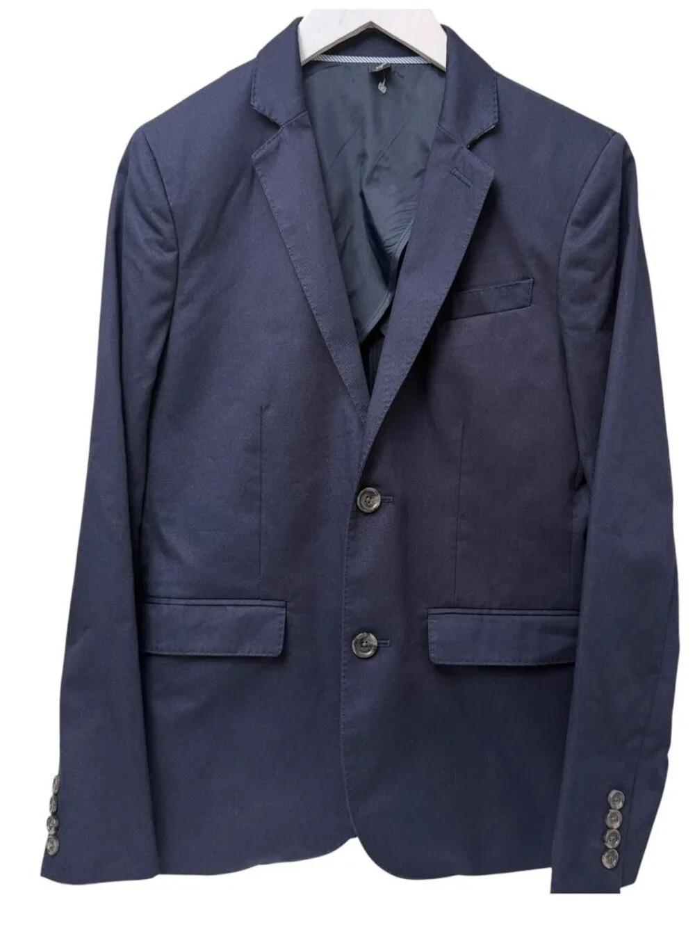 Crewcuts Ludlow Blazer Boys 14 Navy Italian Visconti Cotton School Suit Jacket